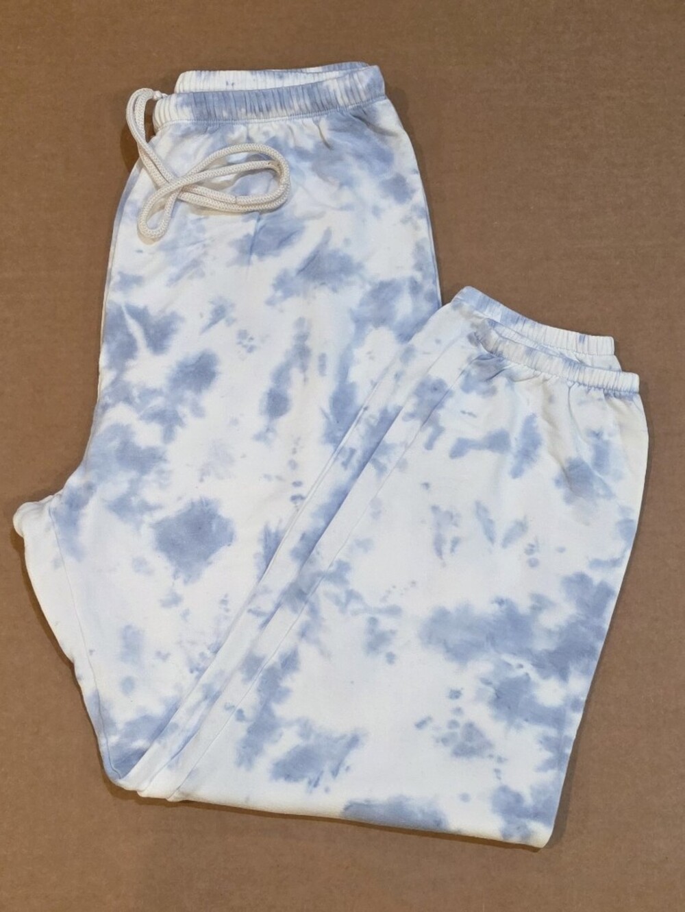 aerie Blue & White Tie-Dye Joggers